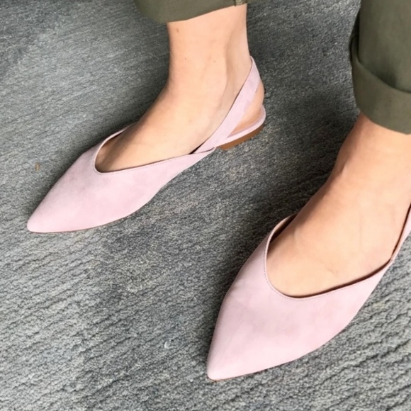 Madewell Shoes - Madewell Ava slingback flats Blush Pink shoes